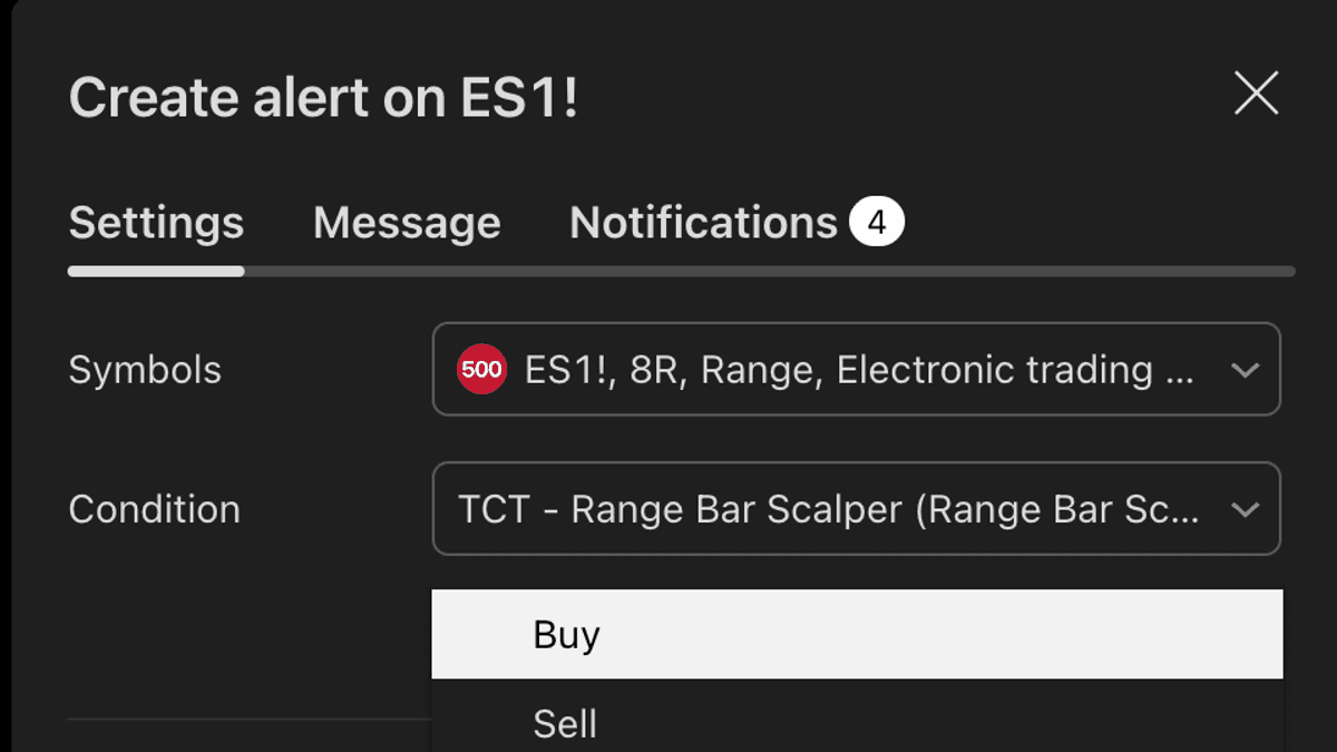 Built-In Alerts